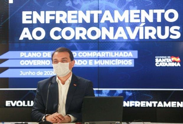 Carlos Moisés, governador de Santa Catarina