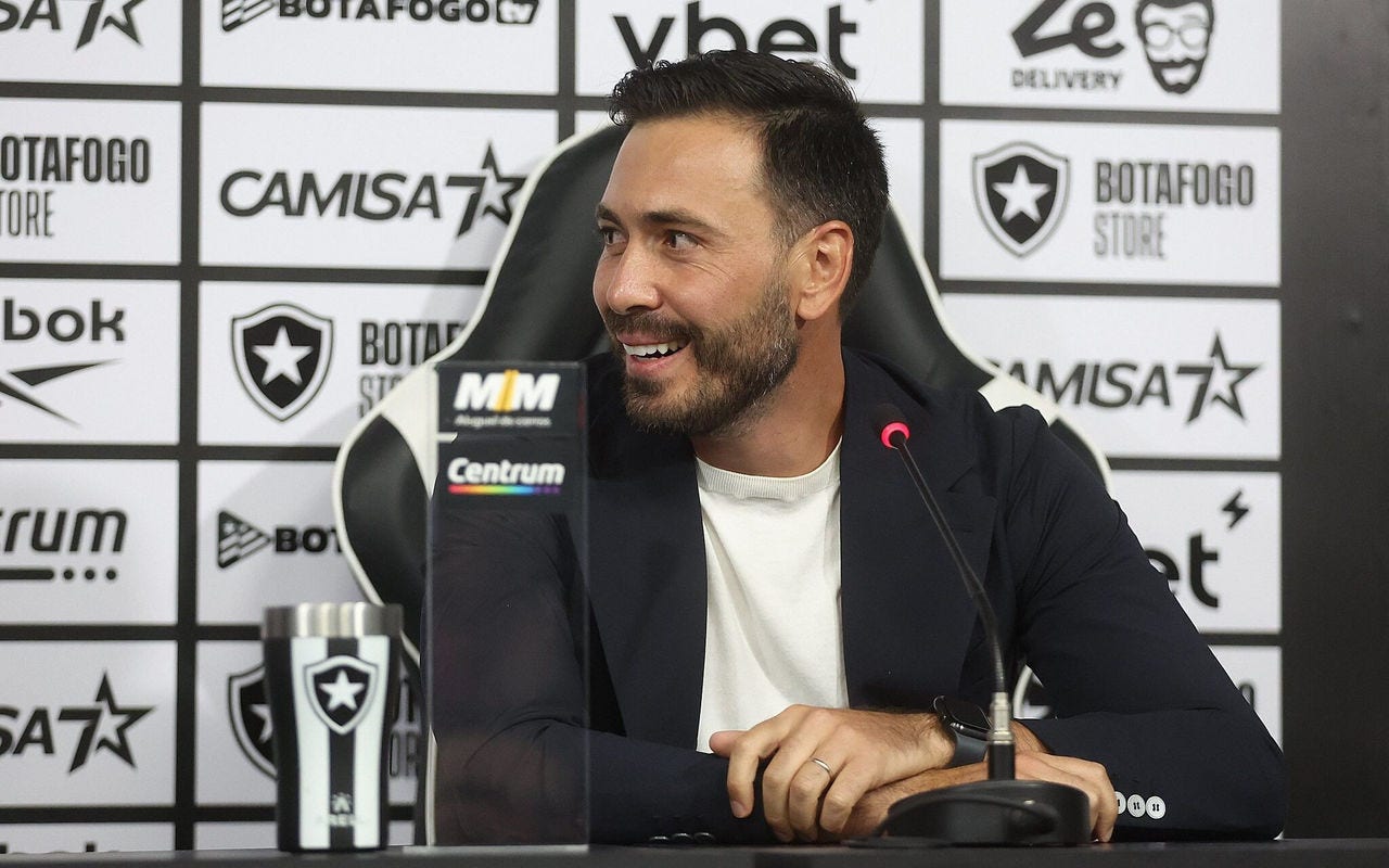 Davide Ancelotti diz que se surpreendeu no duelo 1x1 do futebol brasileiro (Foto: Vítor Silva/Botafogo)