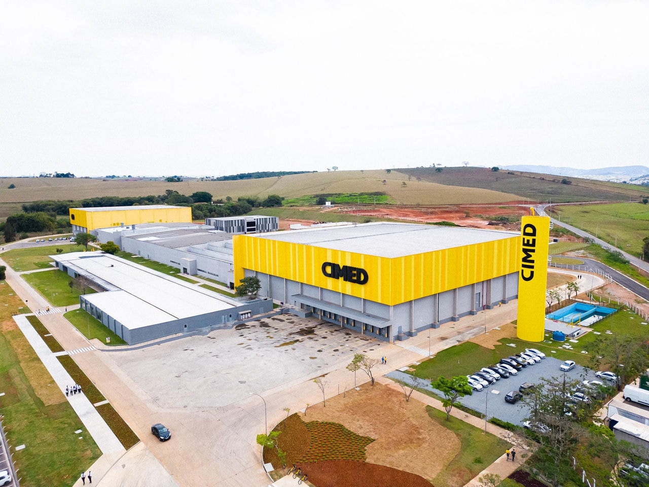 Fábrica da Cimed fica em Pouso Alegre