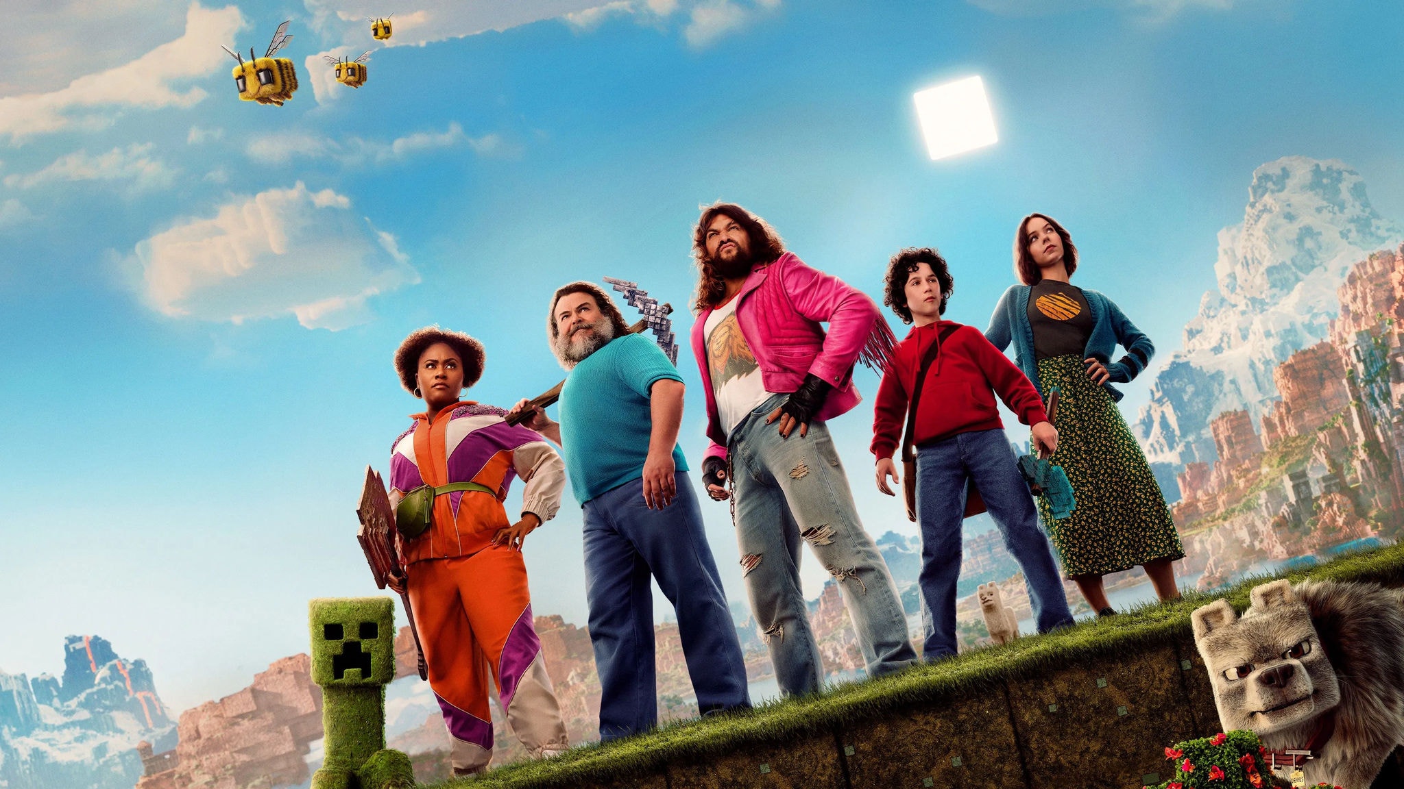 Poster de divulgação "Um Filme Minecraft"
