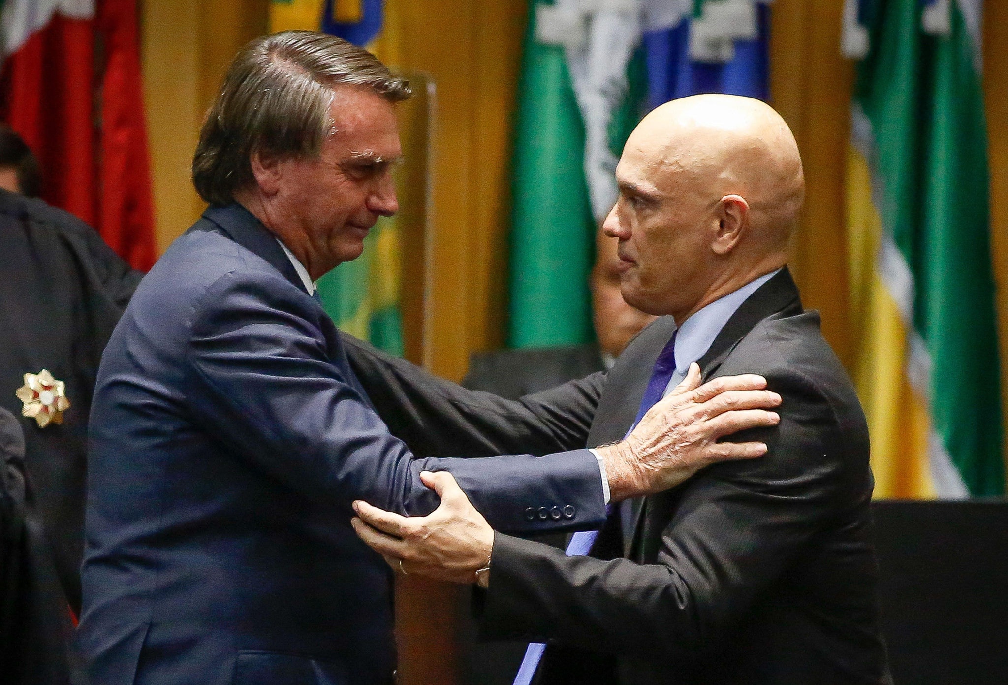 Bolsonaro e Alexandre Moraes