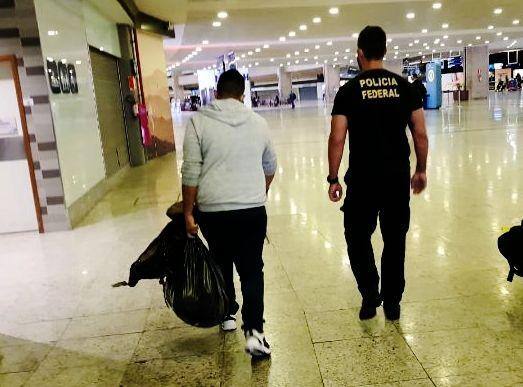 Homem desembarcou no Aeroporto de Confins