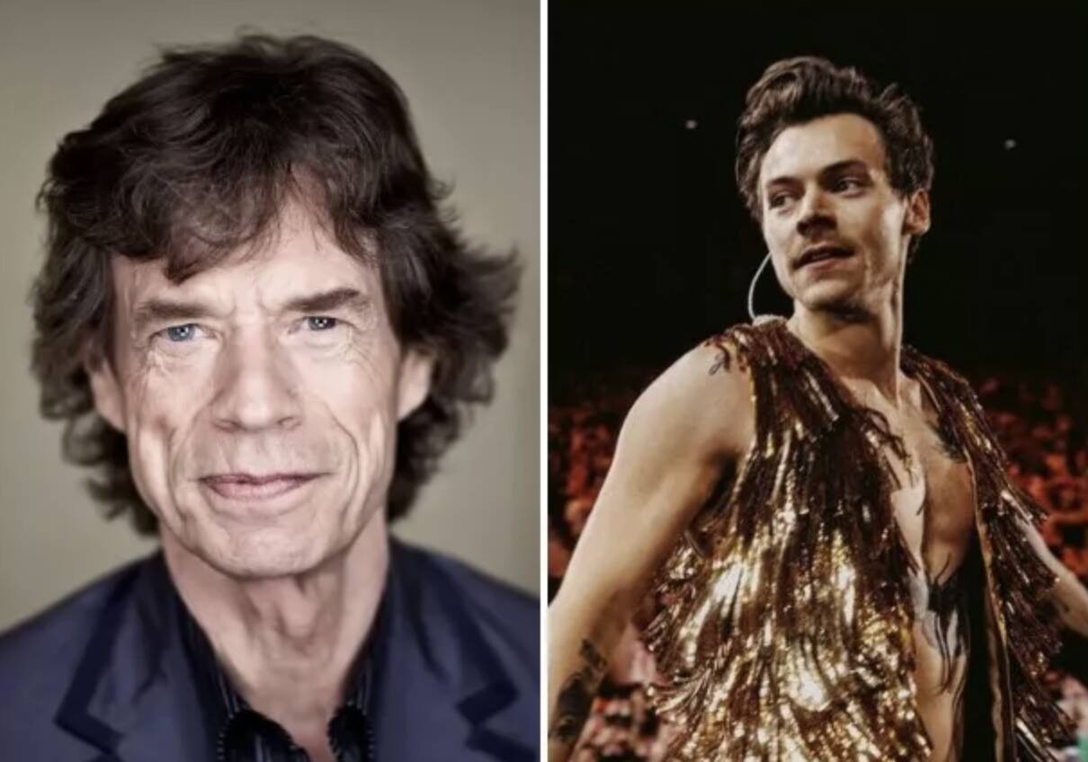 Jagger nega semelhança com Harry Styles