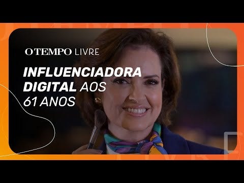 Lilia Gouveia é  digital influencer e produz conteúdos voltados para o público maduro