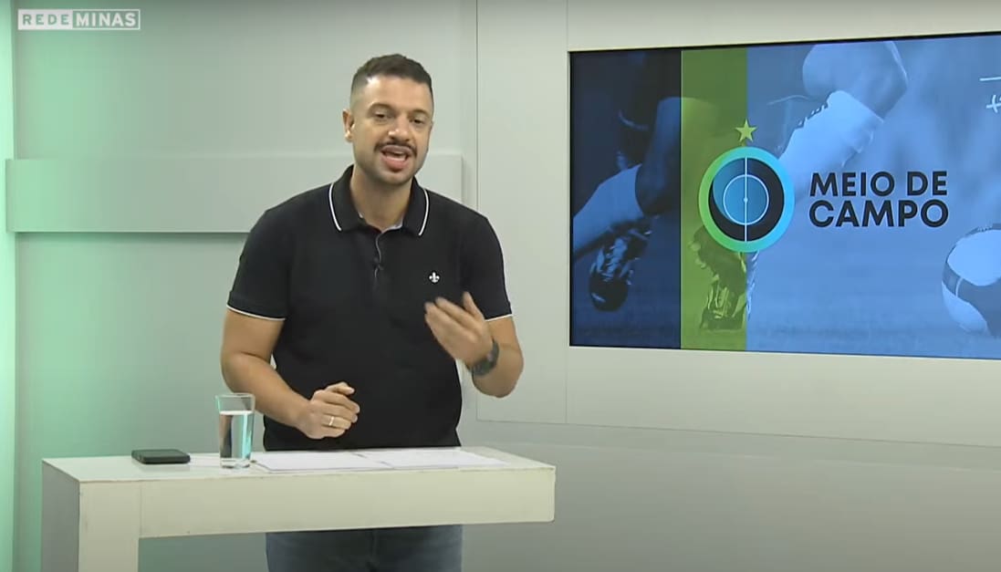 Jornalista Pedro Rocha passou mal ao vivo, em programa da Rede Minas