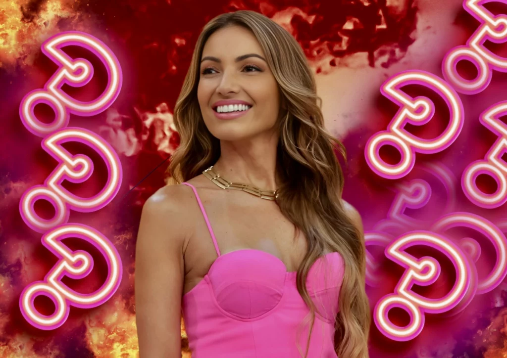 Patrícia Poeta nos bastidores da Globo