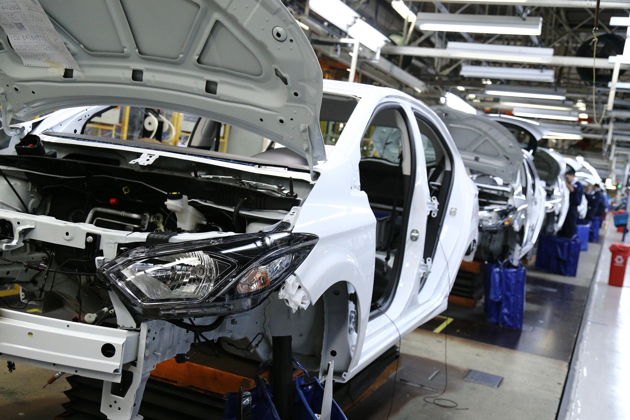 Imagem da fábrica da General Motors, em Gravataí (RS)