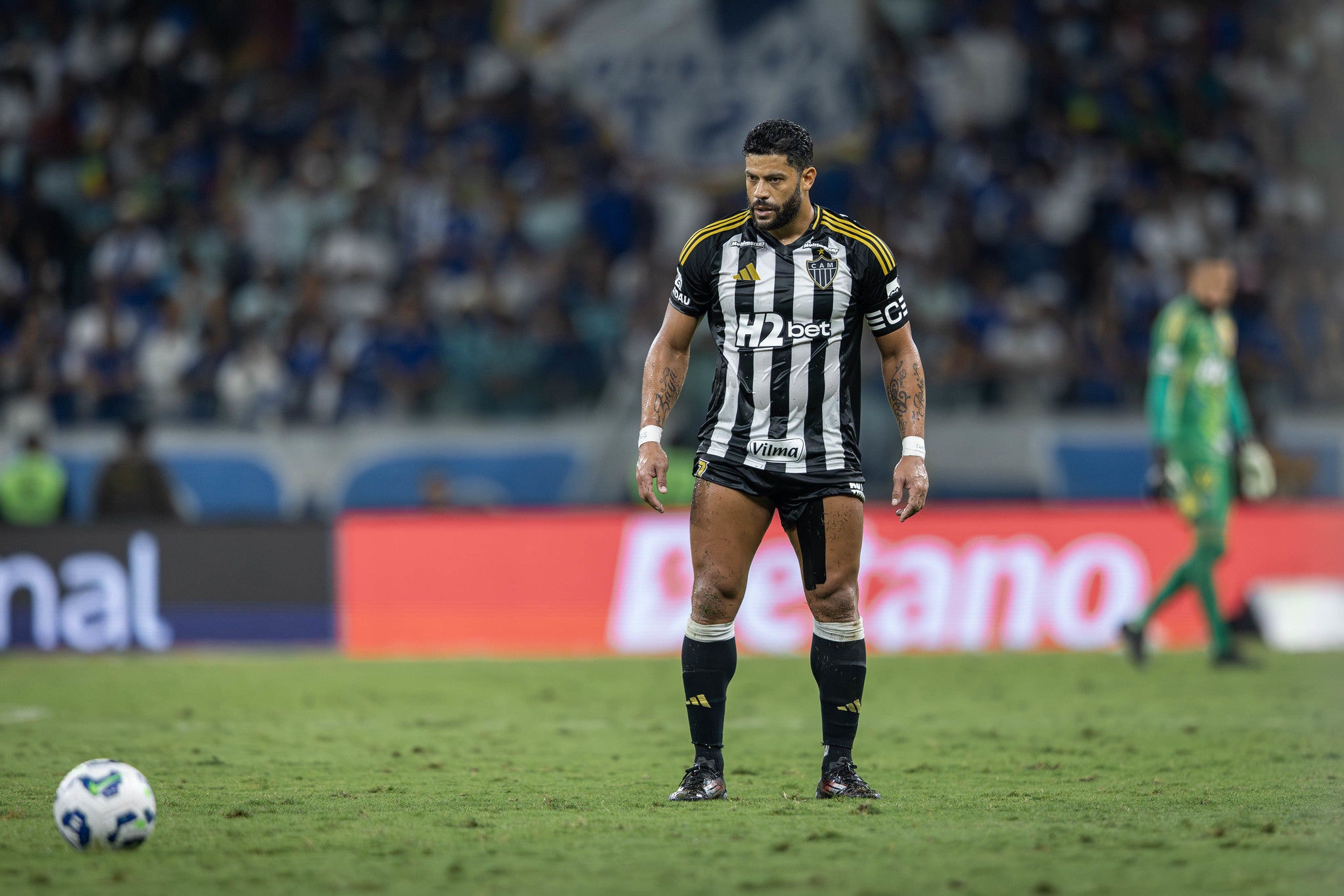Hulk durante clássico contra o Cruzeiro, no dia 18 de maio