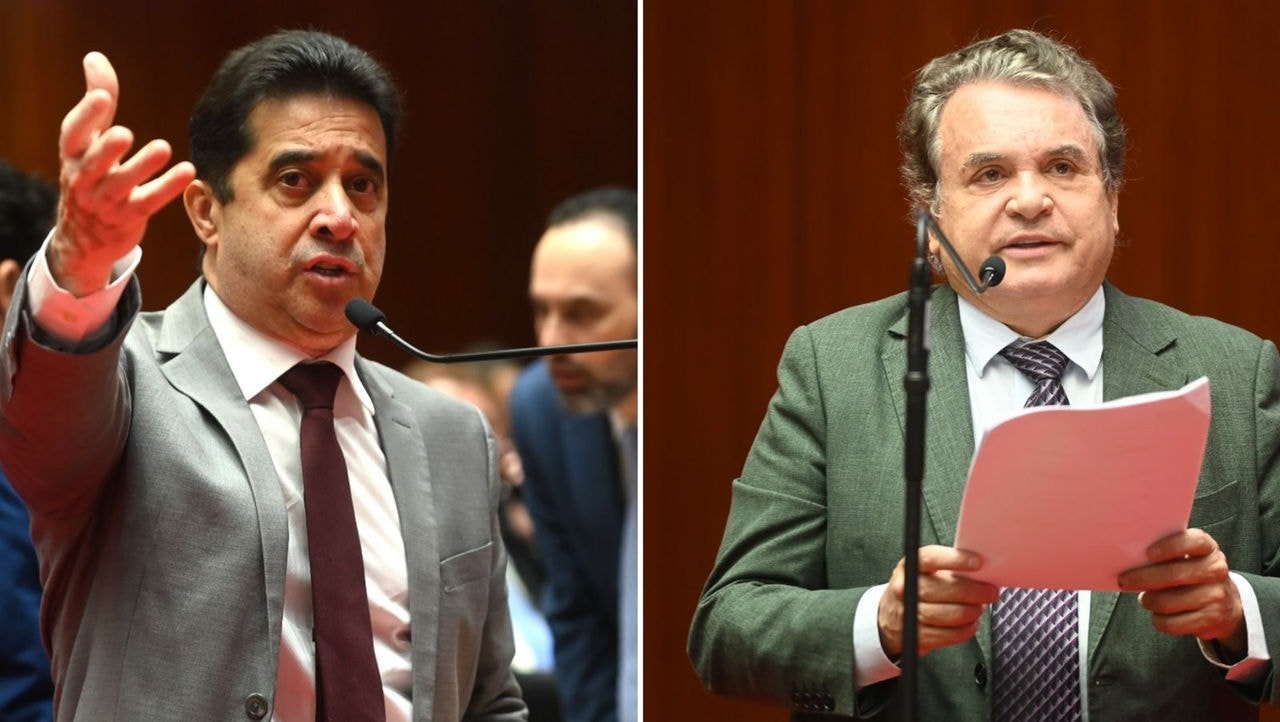 Os deputados estaduais Sargento Rodrigues (esq.) e Alencar da Silveira Jr. (dir.) devem disputar a primeira vaga de conselheiro do TCE-MG