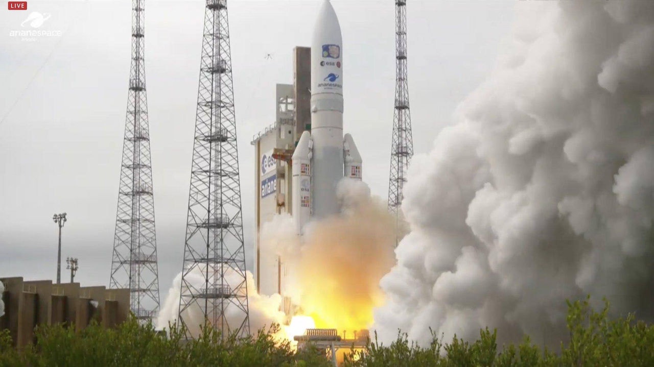 foguete da European Spacy Agency