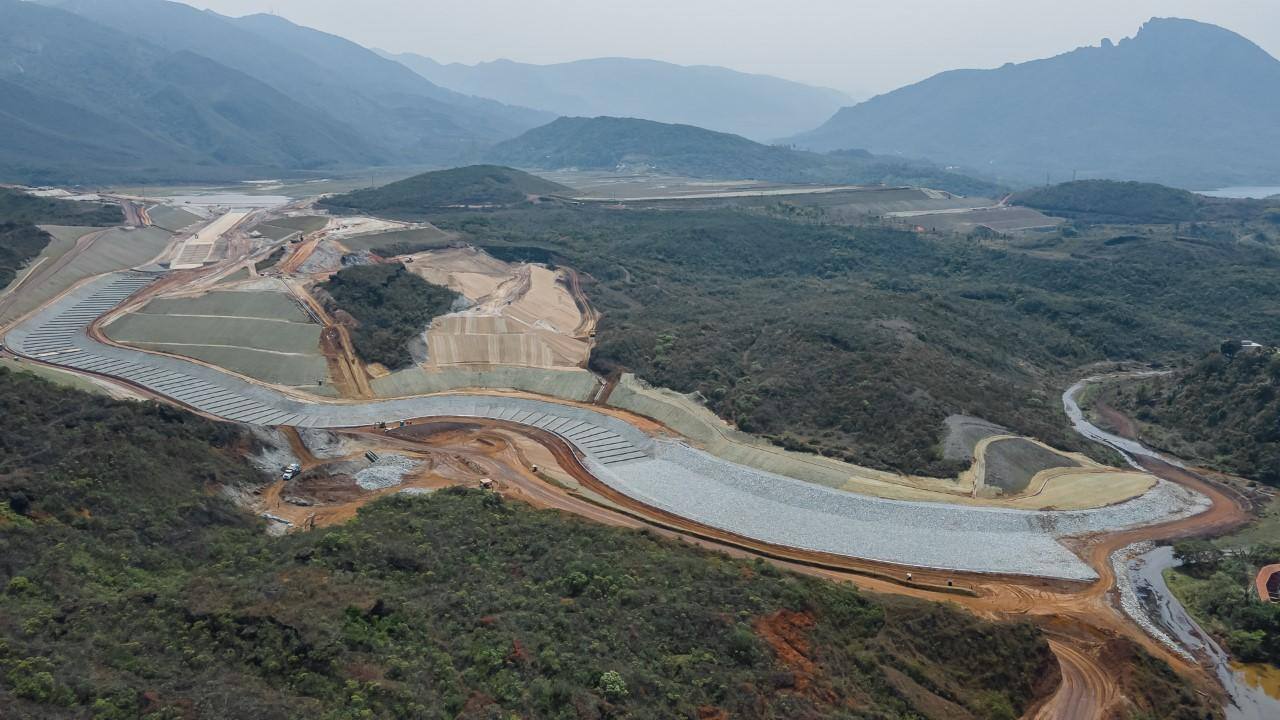 Vertedouro da barragem Doutor terá a função de drenar a água do reservatório