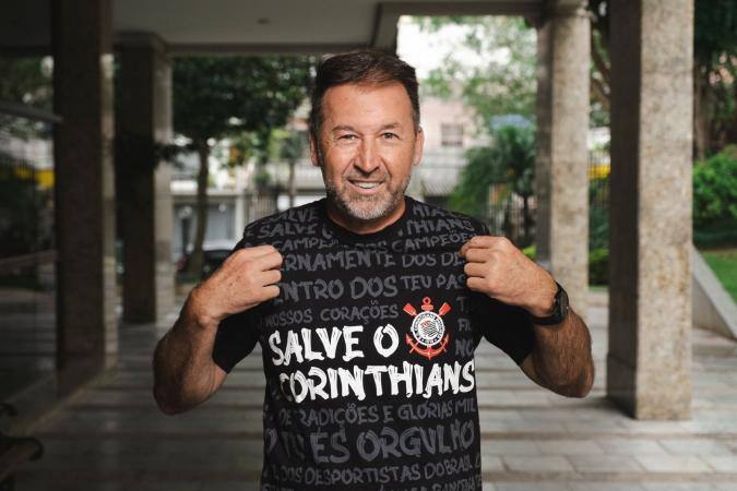 Presidente do Corinthians Augusto Melo