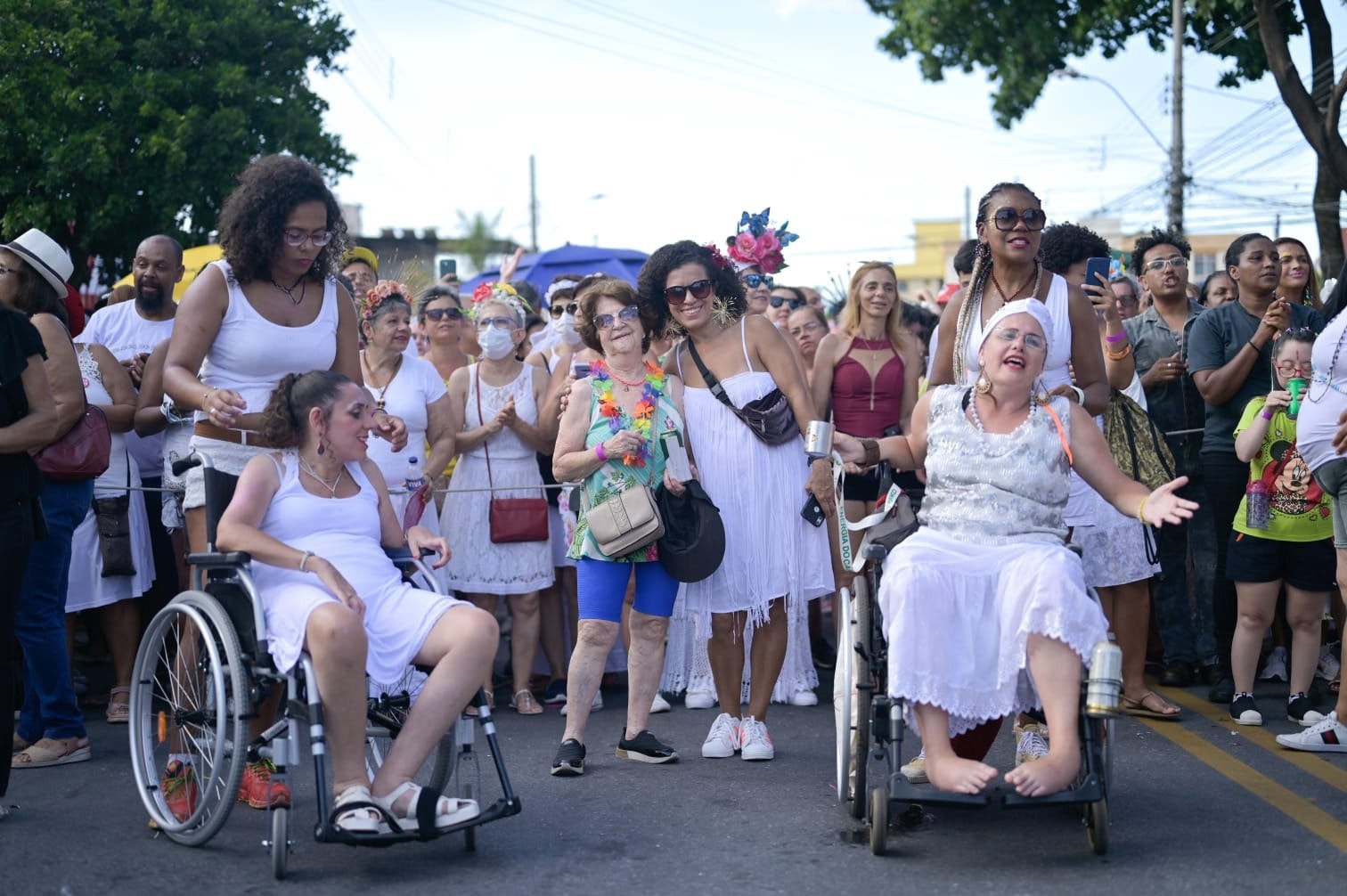 Bloco Filhas de Clara também promoveu um Carnaval inclusivo