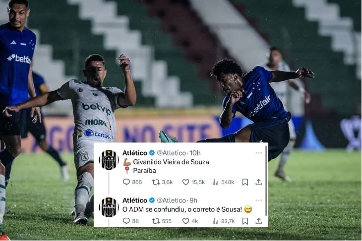 Atlético provocou o Cruzeiro nas redes sociais