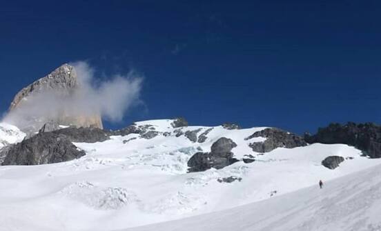 Monte onde os dois desapareceram