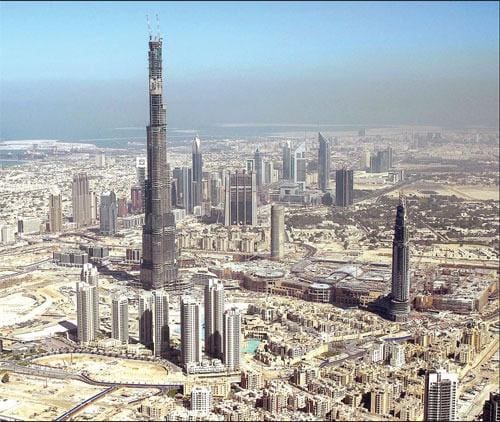 Dubai Construções explodem no destino , que tem as taxas de crescimento mais altas do mundo