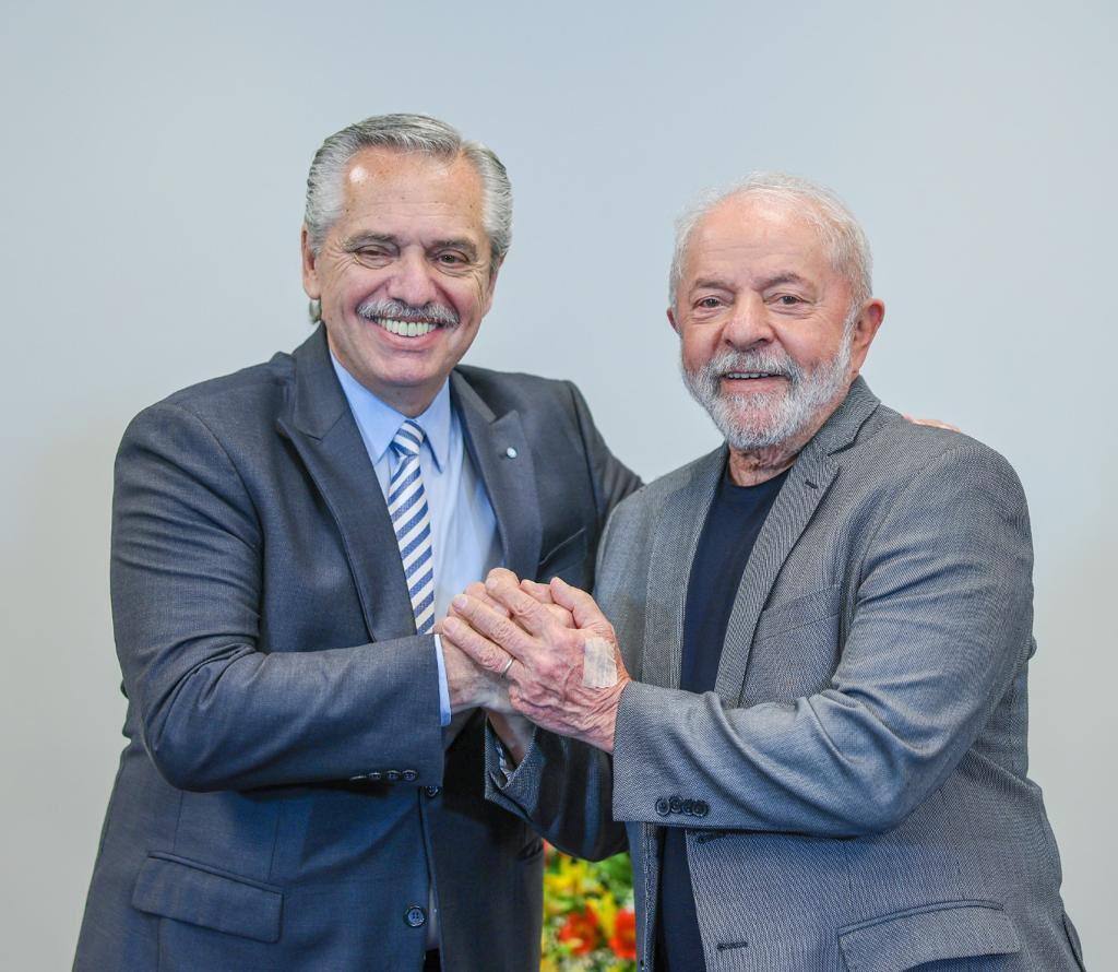 Lula e Alberto Fernández, presidente da Argentina