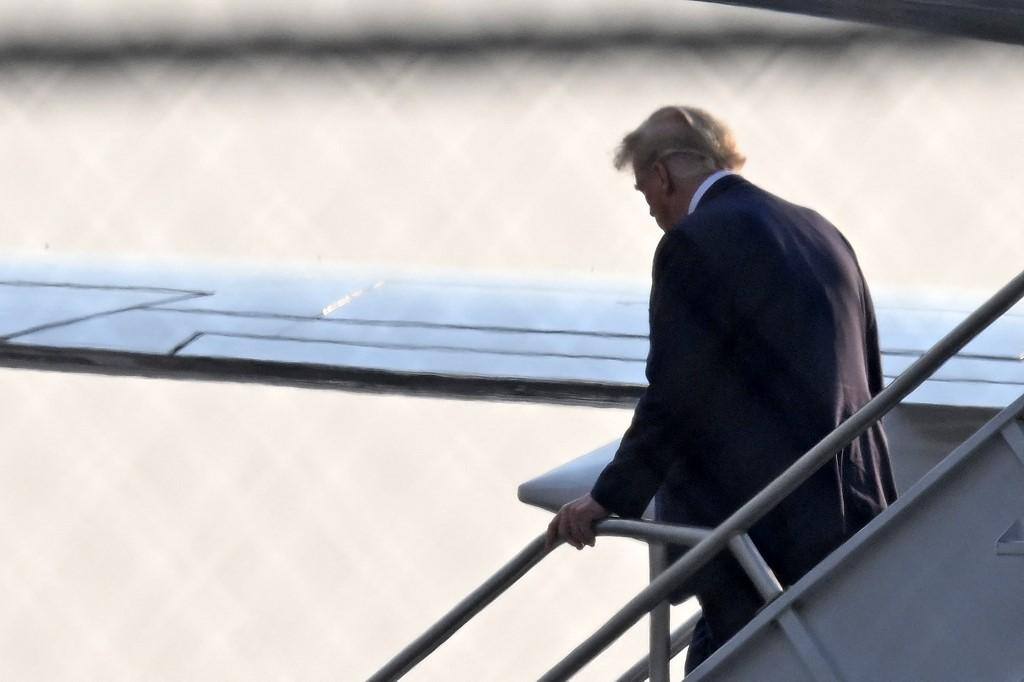 Donald Trump desembarca na Georgia