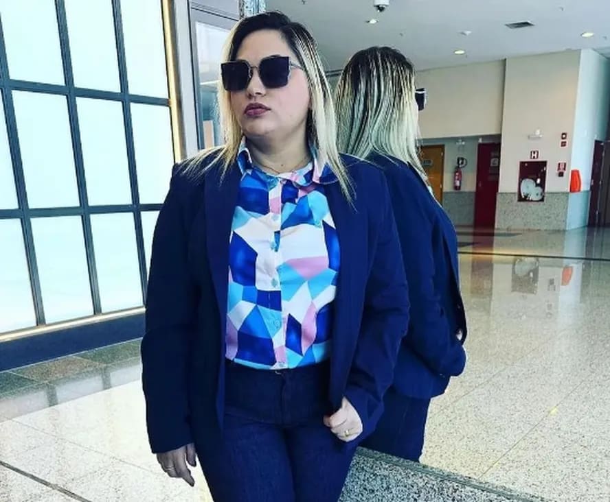 Na imagem, Luciane Barbosa Farias, conhecida como a “dama do tráfico” no Amazonas