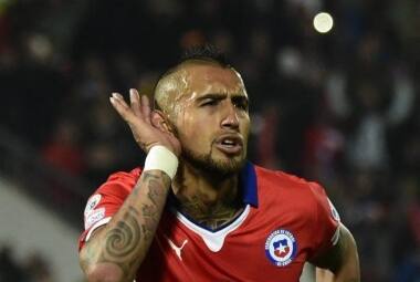 Vidal é considerado um dos idolos da seleção chilena