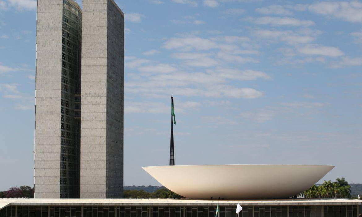 Na imagem, a fachada do Congresso Nacional, em Brasília