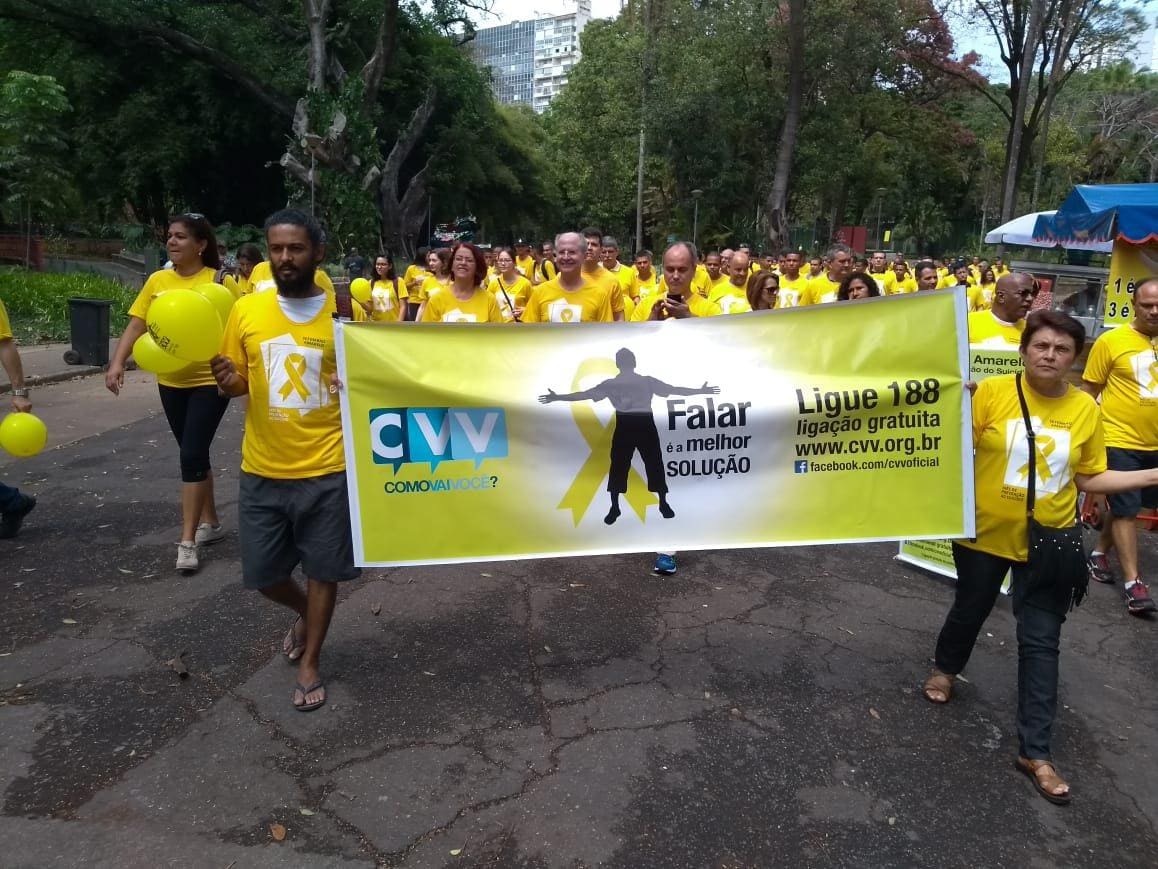 Caminhada no Parque Municipal encerra as atividades do Setembro Amarelo
