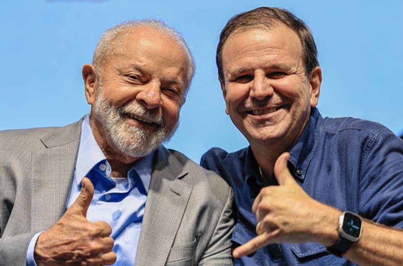 Na imagem, o presidente da República, Luiz Inácio Lula da Silva (PT), e o prefeito do Rio de Janeiro, Eduardo Paes (PSD)