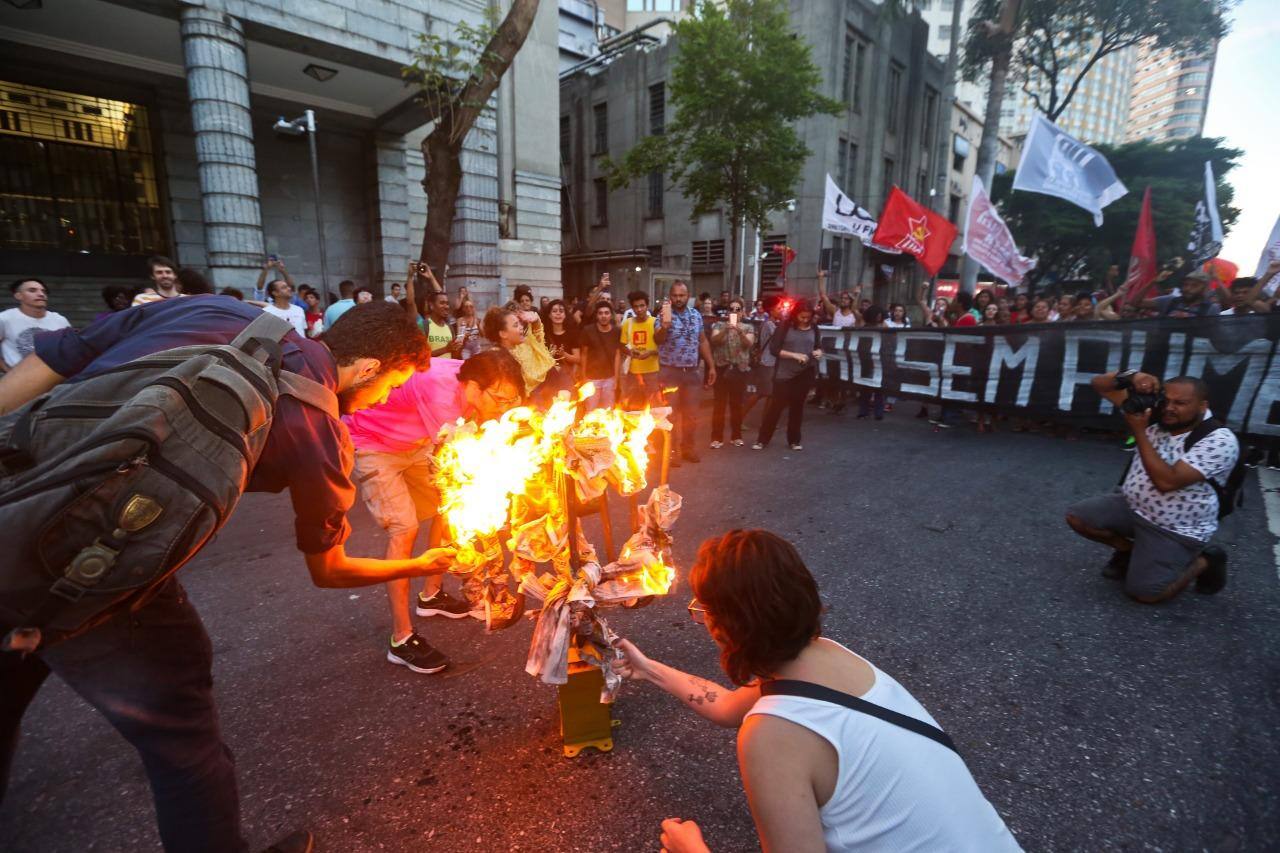 Tarifa Zero protesta contra reajuste das passagens de ônibus em BH