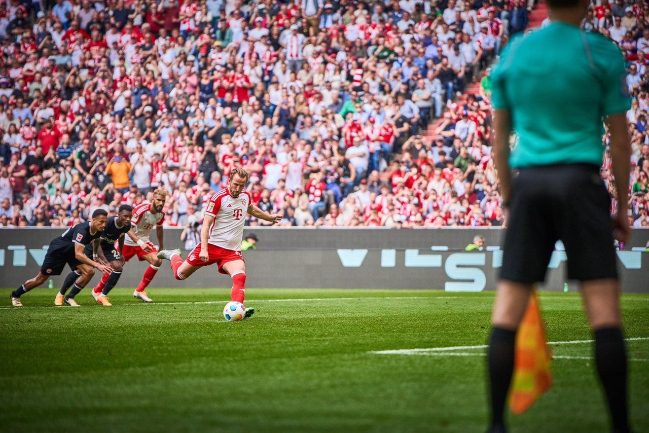 Harry Kane brilha em vitória do Bayern de Munique