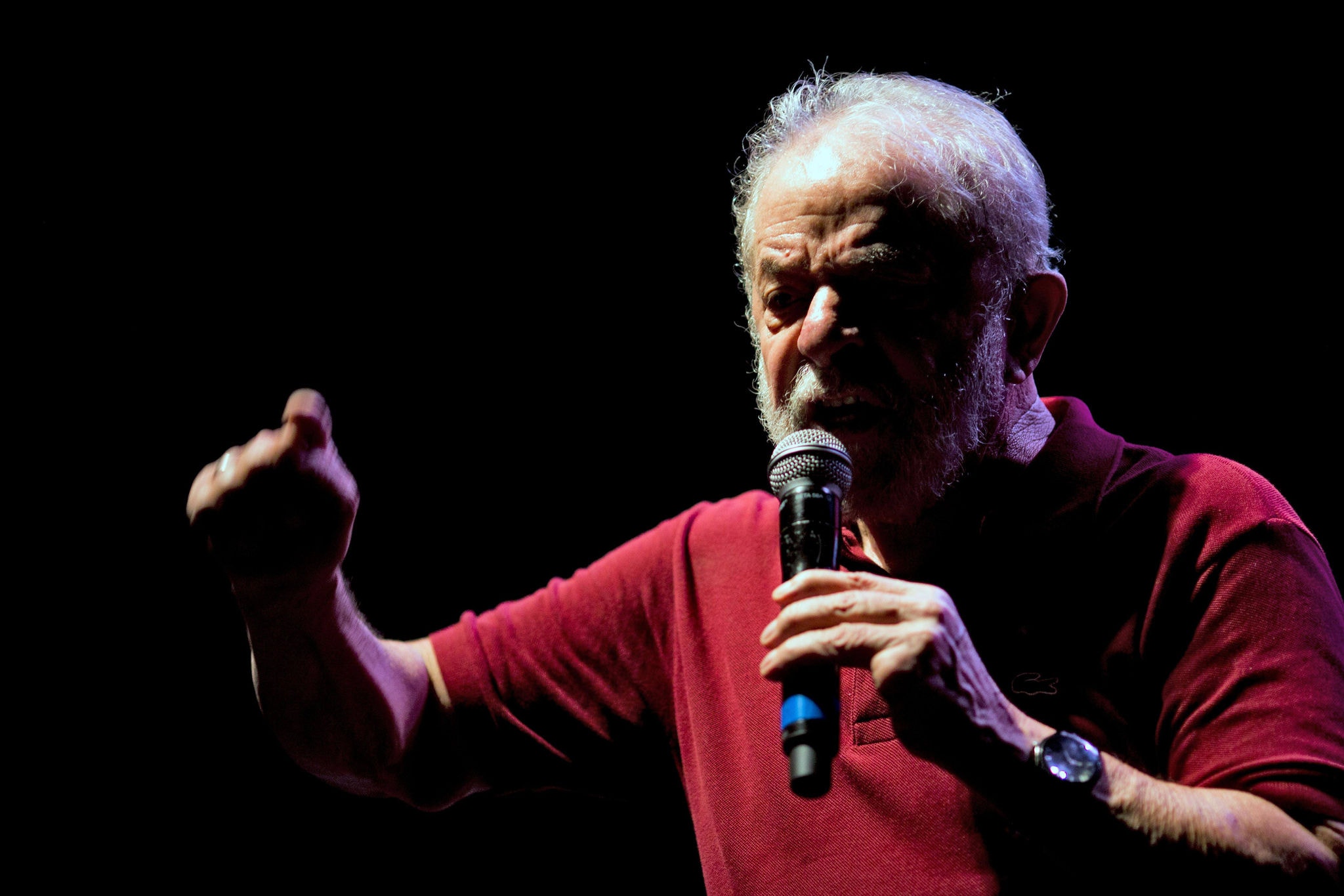 O ex-presidente Lula discursou em um evento que precedeu a comemoração pelos 40 anos do PT