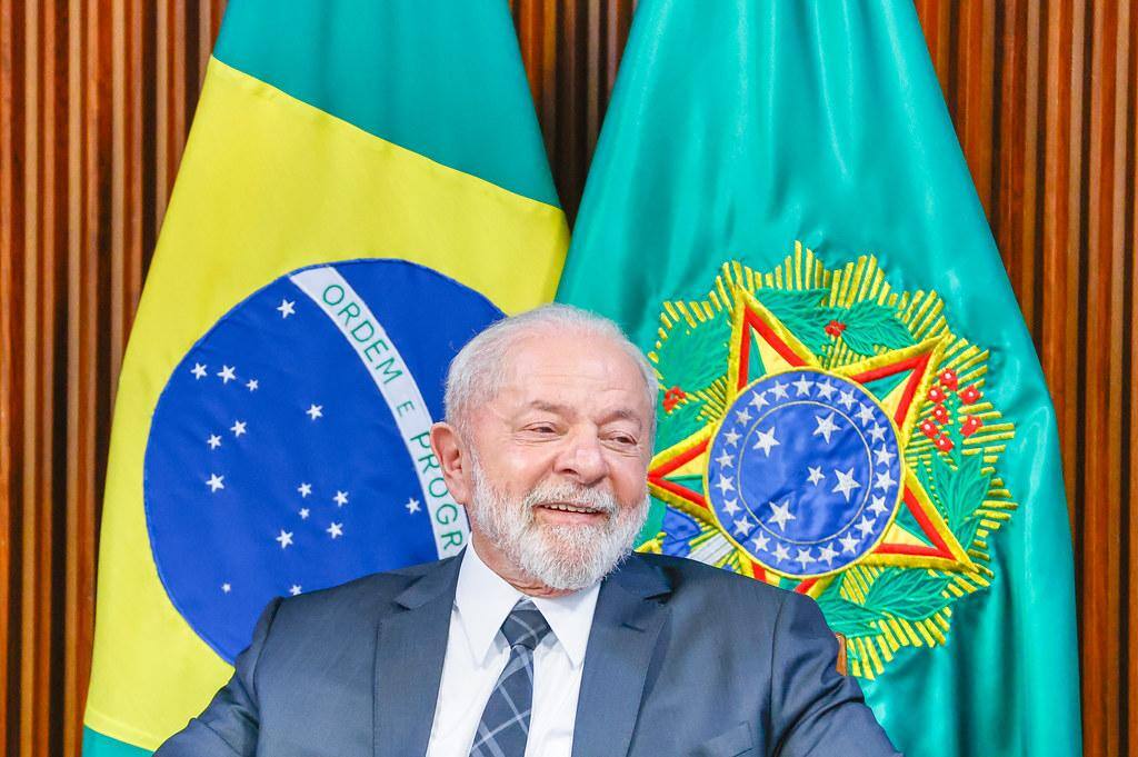 Presidente da República, Luiz Inácio Lula da Silva, durante reunião ministerial no Palácio do Planalto
