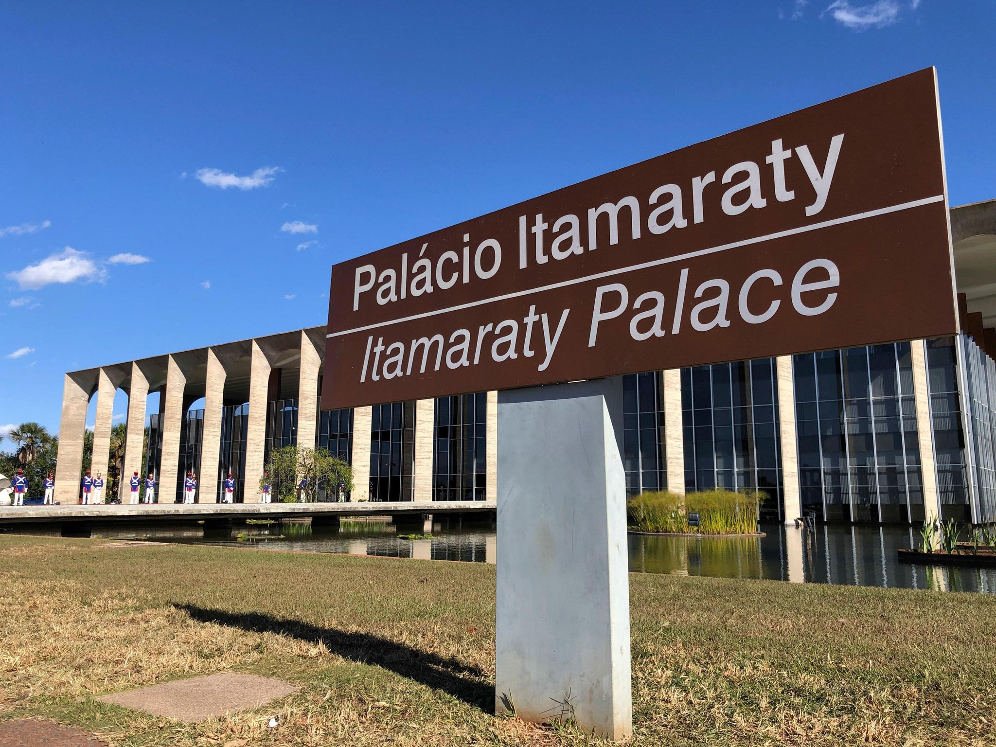 Sede do Ministério de Relações Exteriores, o Palácio do Itamaraty, em Brasília