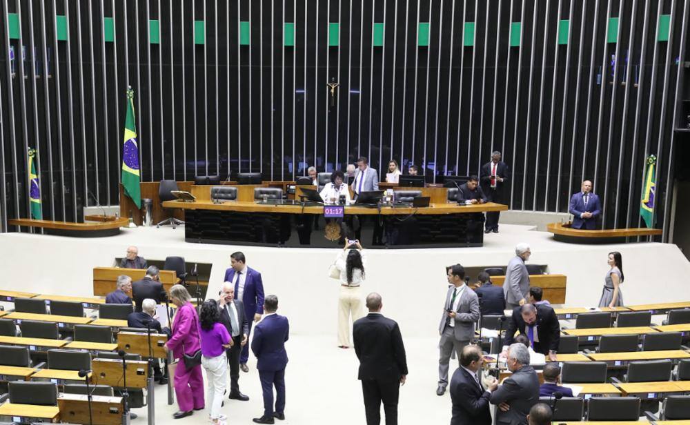 Plenário da Câmara dos Deputados durante votação