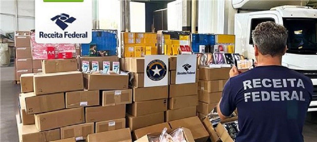 Mercadorias apreendidas pela Receita Federal serão doadas