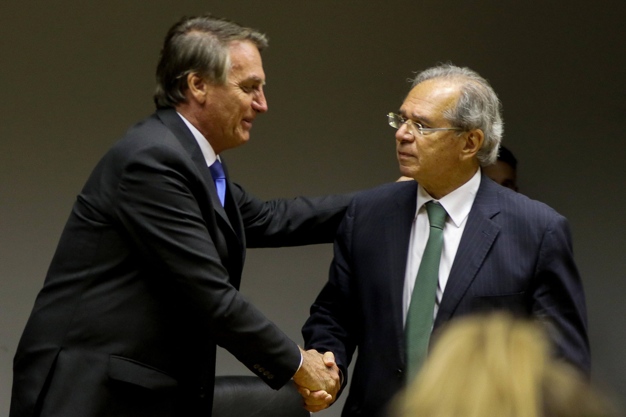  Jair Bolsonaro/ Paulo Guedes/Declaração conjunta à imprensa