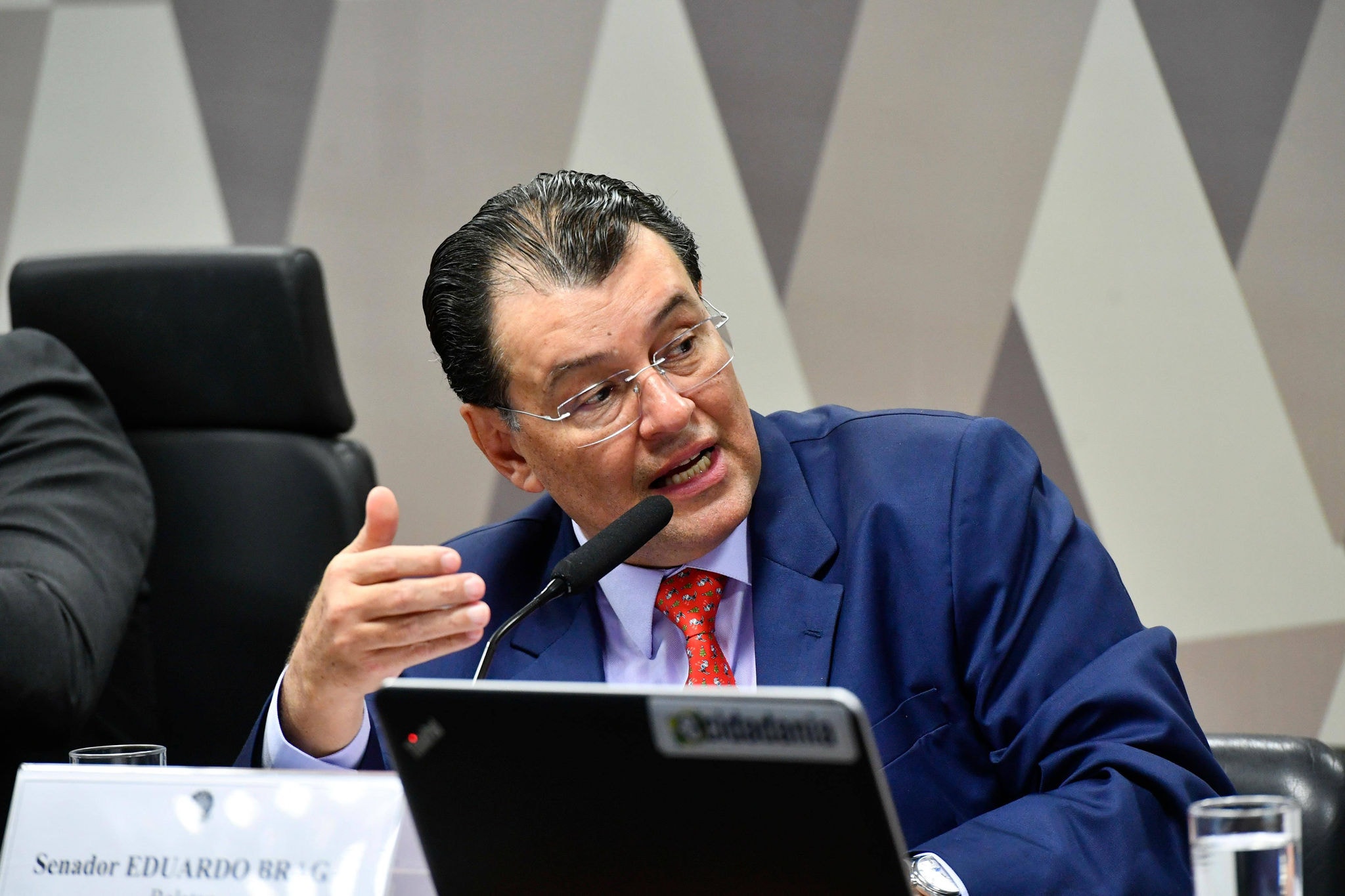 O senador Eduardo Braga, relator da reforma tributária