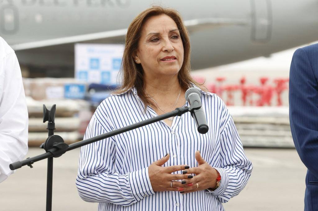Presidente do Peru Dina Boluarte