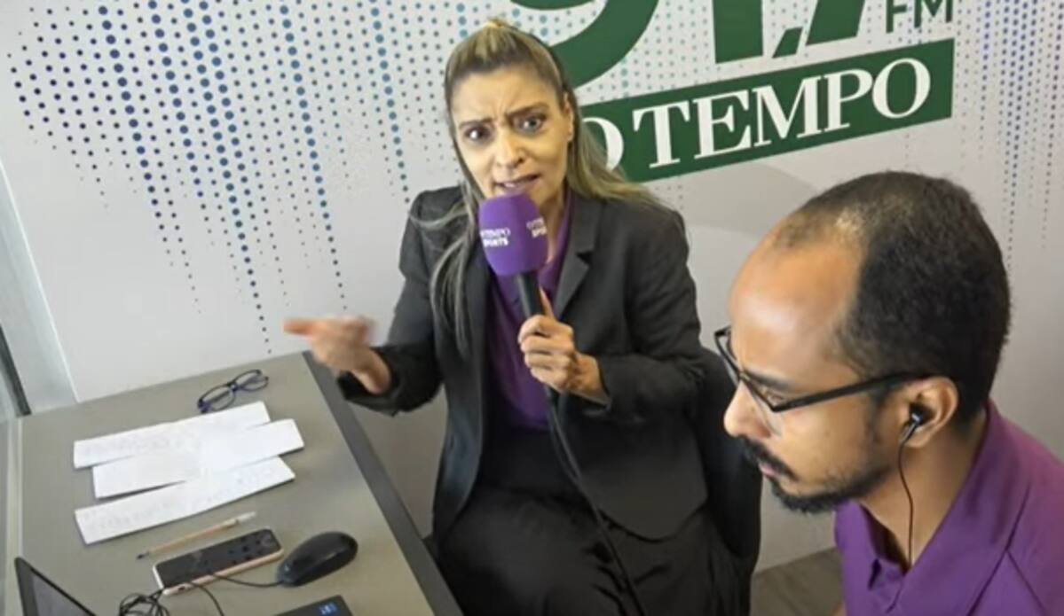 Dimara Oliveira é comentarista da FM O Tempo 