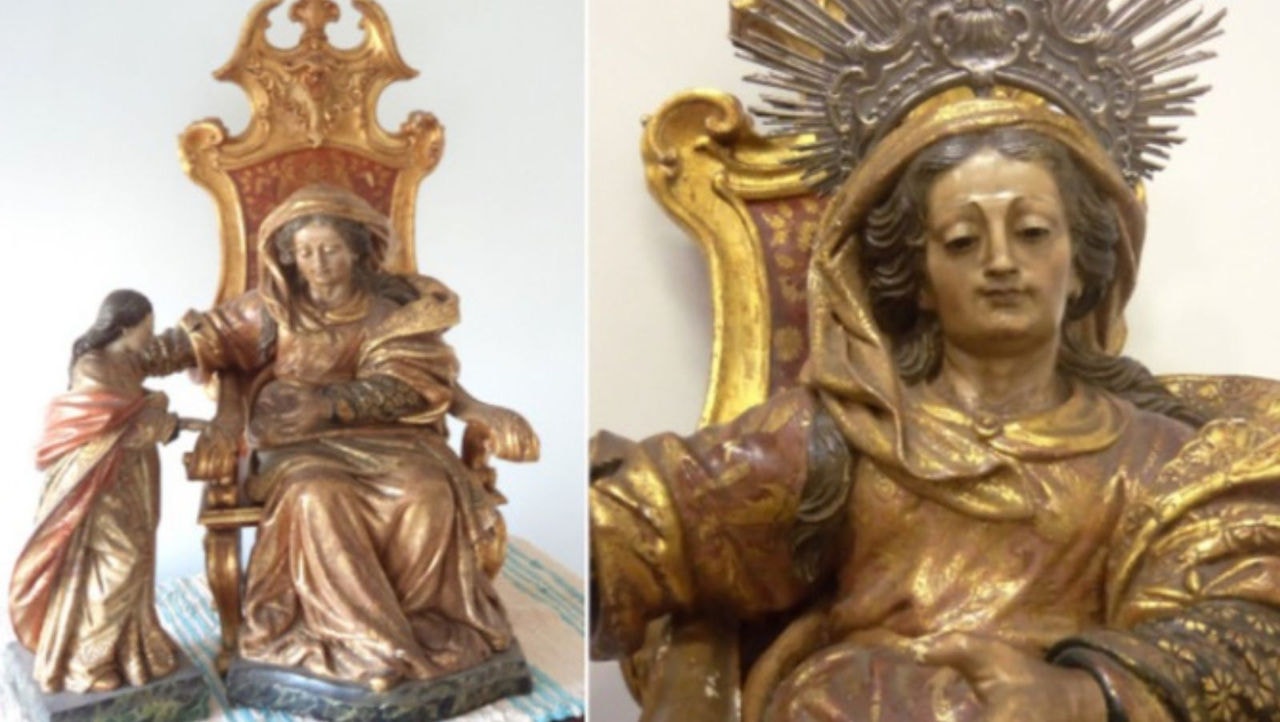 Imagem de Santana Mestra irá retornar para a paróquia de Santa Luzia