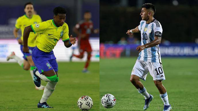 Lances do jogo entre Brasil e Argentina por uma vaga nas Olimpíadas de Paris 2024: brasileiros perderam de 1x0