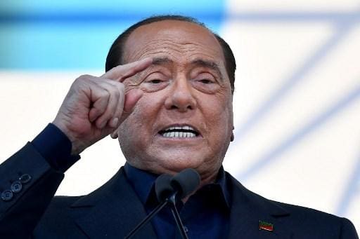 Berlusconi em registro de outubro de 2019