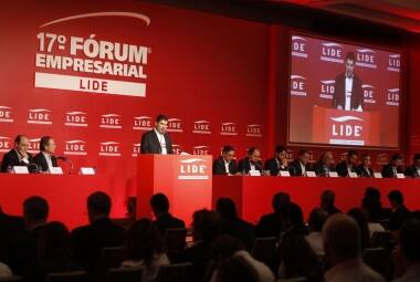  Fórum Empresarial Lide, em Recife, reúne 300 pessoas entre empresários e lideranças políticas