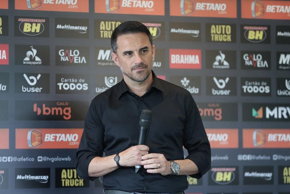 Rodrigo Caetano, diretor de futebol do Atlético