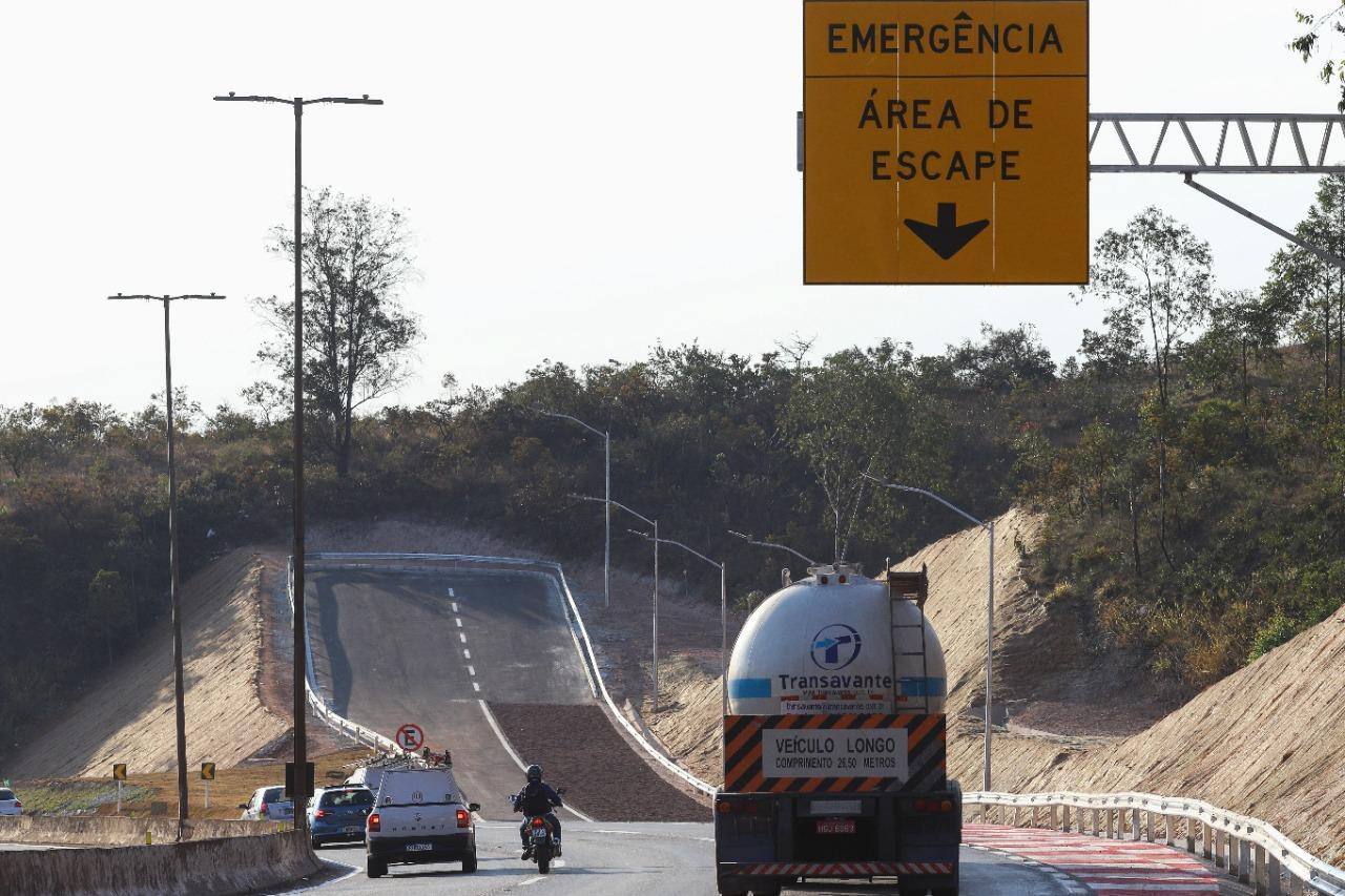 Área de escape do Anel Rodoviário no bairro Betânia