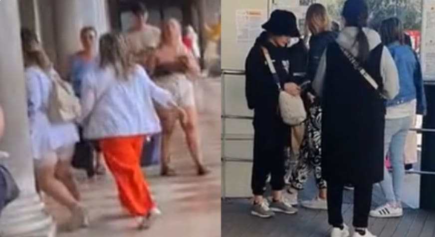 Mulheres são registradas batendo carteira de turistas em Veneza, na Itália