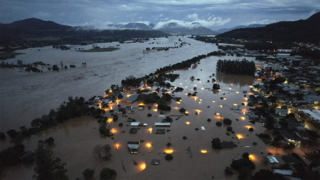 Município de Encantado foi um dos mais afetados no Rio Grande do Sul pelas chuvas intensas