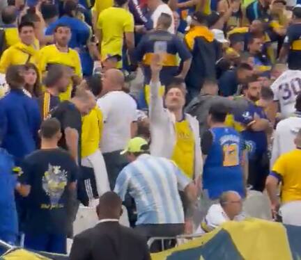 Torcedor do Boca acabou sendo conduzido à delegacia do estádio