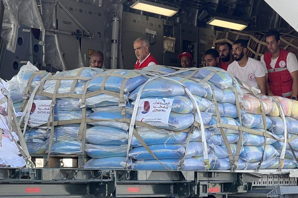 Ajuda humanitária para Gaza