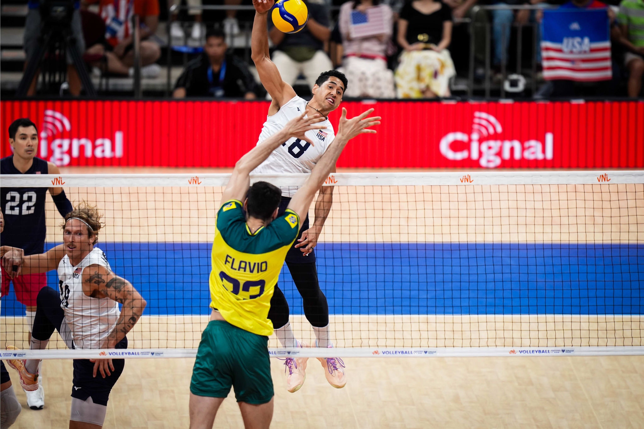 BRASIL X ESTADOS UNIDOS NA LIGA DAS NAÇÕES DE VÔLEI MASCULINO 2024