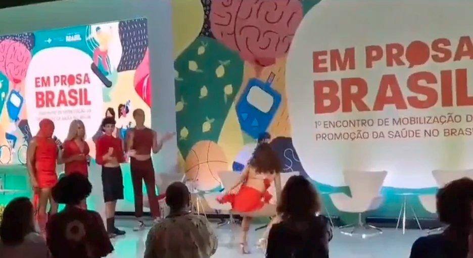 Após vídeos com coreografia sensual apresentada em evento do Ministério da Saúde repercutirem negativamente, pasta se pronuncia